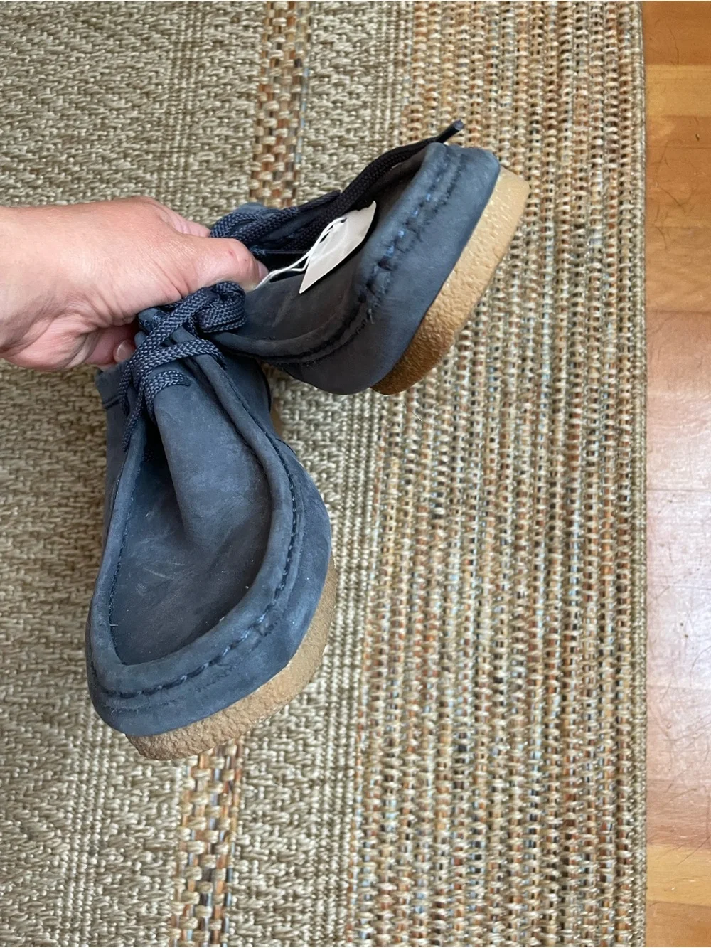Clarks Men’s Dark Gray Suede Chukka Boots